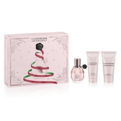 Viktor & Rolf FlowerBomb Gift Set 30ml EDP Spray + 50ml Body Lotion + 40ml Body Cream