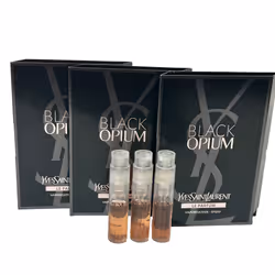YVES SAINT LAURENT YSL Black Opium LE PARFUM Sample Women Perfume 1.2 ml / 0.04 oz - set of 3
