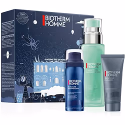 Biotherm Homme Aquapower Gift Set 75ml Aquapower Advanced Gel + 4ml Basic Line Cleanser + 50ml Foam Shaver