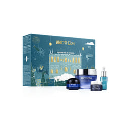 Biotherm Blue Therapy 4 Piece Gift Set: Pro-Retinol Cream 50ml - Plankton Elixir Serum 7ml - Eye Cream 5ml - Night Cream 15ml + Pouch