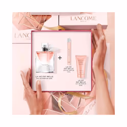 Lancome La Vie Est Belle Gift Set 50ml EDP + 10ml EDP + 50ml Body Lotion