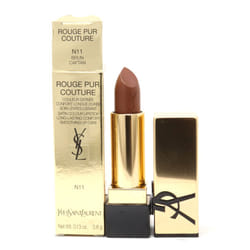 Yves Saint Laurent Rouge Pur Couture Satin Colour Lipstick 0.13oz  New With Box - N11 Brun Caftan