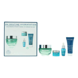 Biotherm Aquasource Hyalu Plump Gel 4 Piece Gift Set: Gel 50ml - Night Balm 20ml - Serum 7ml - Eye Cream 5ml