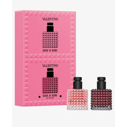 Valentino Mini Donna Born in Roma & Donna Born in Roma Intense Coffret Perfume Duo Holiday Gift Set - 2 X 6ml