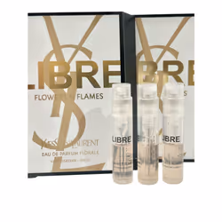 YVES SAINT LAURENT YSL Libre FLOWERS & FLAMES EDP Sample Women Perfume 1.2 ml / 0.04 oz - set of 3