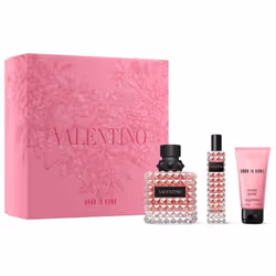 Valentino Donna Born in Roma Gift Set (Eau de Parfum 3.4 & 0.5 Fl Oz Sprays  Body Lotion 1.7 Fl Oz)