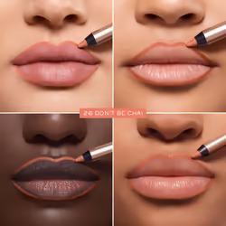 Lancme Idle Lip Shaper - Creamy  Matte & Waterproof Lip Liner Pencil - With Ceramides & Jojoba Oil - Shade 26 Don't Be Chai