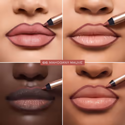 Lancme Idle Lip Shaper - Creamy  Matte & Waterproof Lip Liner Pencil - With Ceramides & Jojoba Oil - Shade 66 Mahogany Mauve