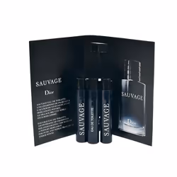 Dior Christian SAUVAGE MEN Sample Spray EDT Perfume Vial 1 ml /0.03 oz - 3 PCS