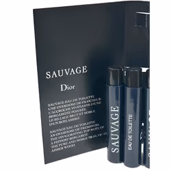 Dior Christian SAUVAGE MEN Sample Spray EDT Perfume Vial 1 ml /0.03 oz - 3 PCS