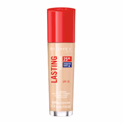 Rimmel Lasting Finish 25H Foundation With Comfort Serum, 050 Fair Porcelain, 30ml, Pump bottle, liquid, Universal skin, Colou ...