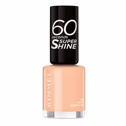 Rimmel 60 Seconds Super Shine 401 Nude Nostalgia 8ml, 8 ml, Nude, Nude Nostalgia, Coloring, Opaque, Gloss