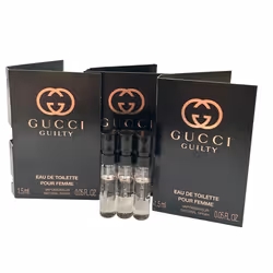 Gucci Guilty Sample Perfume Women Sample EDT Spray 1.5 ml / 0.05 oz Small travel size - set of 3