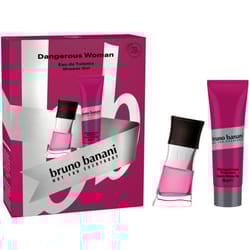 Bruno Banani Not For Everybody Dangerous Women Gift Set: 30ml EDT Spray + Shower Gel 50ml