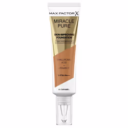 Max Factor Miracle Pure Caramel 85 30 ml, Tube, Universal skin, Elasticity, Firming, Hydrating, Brown, Caramel, Radiant