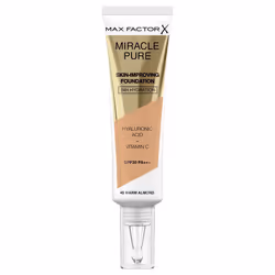 Max Factor Miracle Pure Warm Almond 45 30 ml, Tube, Universal skin, Elasticity, Firming, Hydrating, Warm, Beige, Warm Almond