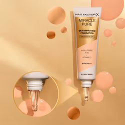 Miracle Pure skin-improving foundation 24h hydration SPF30 #76-warm golden