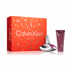 Calvin Klein Euphoria 2pc Gift Set 100ml Eau de Parfum Spray + 100ml Body Lotion