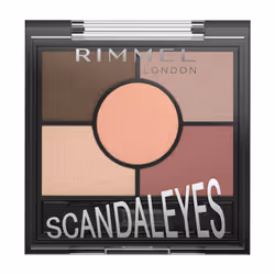 Rimmel Scandal'Eyes, Powder, Smoothing, Rose, Rose Quartz, 5 colours, Dry & wet