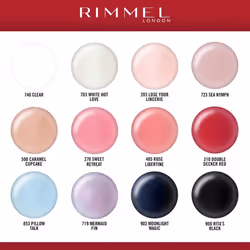 Rimmel London 60 Seconds Super Shine Nail: 12 Nail Polish Set