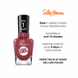 Miracle Gel - 233 First Glass by Sally Hansen for Women - 0.5 oz Nail