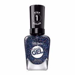 Sally Hansen Miracle Gel Travel Seekers Girls Flip Long Lasting GelLike Formula No UV Lamp Needed Glitter Nail Polish