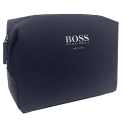 Hugo Boss Navy Pouch/Overnight/Toiletry Bag