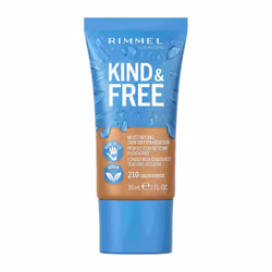 Rimmel Kind & Free Moisturising Skin Tint 210 Golden Beige, Tube, Cream, Sensitive skin, Universal skin, Moisturizing, Beige, ...