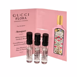 Gucci Flora Sample Perfume Perfume Gorgeous Gardenia Women Spray 1.5 ml / 0.05 oz set of 3