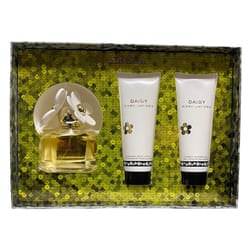Marc Jacobs Daisy 3 Piece Gift Set: 50ml EDT Spray - Body Lotion 75ml - Shower Gel 75ml