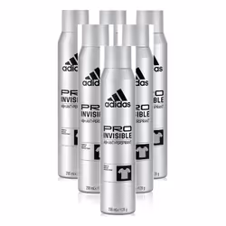 6 x Adidas 48H Anti Marks Antiperspirant Spray 200ml - Pro Invisible