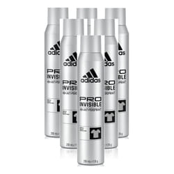 6 x Adidas 48H Anti Marks Antiperspirant  Spray 200ml - Pro Invisible