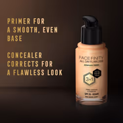 Max Factor Facefinity All Day Flawless 3 in 1 Vegan Foundation W45 Warm Almond - Additional view 6