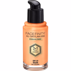 Max Factor Facefinity All Day Flawless 3 in 1 Vegan Foundation 85 Caramel