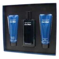 Davidoff Cool Water Eau De Toilette 3 Pcs Set  For Men  /