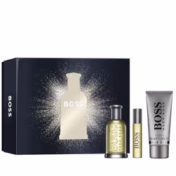 BOSS Mens 3-Piece BOSS Bottled Eau de Toilette Festive Giftset