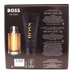 Hugo Boss The Scent Gift Set 50ml EDT Spray + Shower Gel 100ml