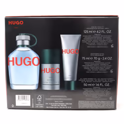Hugo Boss Hugo Man Eau De Toilette 3 Pcs Set  / New With Box