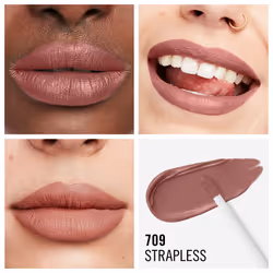 London Lasting Mega Matte Liquid Lipstick, Long-Lasting, Hydrating, Vegan Formula - 709 - Strapless, 7.4ml - Additional view 5