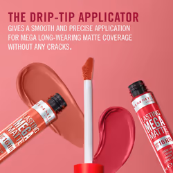 London Lasting Mega Matte Liquid Lipstick, Long-Lasting, Hydrating, Vegan Formula - 700 - Be my Baby, 7.4ml - Additional view 5