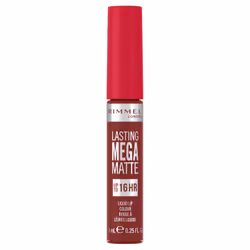 Rimmel Lasting Mega Matte, Rosewood, Ruby Passion, 1 colours, Coloring, Hydrating, Softening, Women, Matte