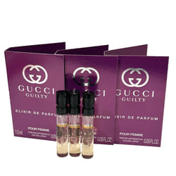 Gucci Guilty Elixir Sample Perfume Women Elixir Parfum Sample Pour Femme Spray 1.5 ml / 0.05 oz - set of 3