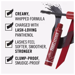 Rimmel London Wonder'Volume Thrill Seeker  001 Extreme Black  Mascara  Bold Volume  Lengthening  Weightless Feel  Doesn't Clump  Smudge-Free  0.30oz