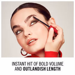 Rimmel London Wonder'Volume Thrill Seeker  003 Black  Waterproof Mascara  Volumizing Mascara  Smudge-Proof  Clump-Proof  Flake-Proof  24-Hour Wear  0.