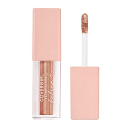 COVERGIRL Exhibitionist by Kelsea Ballerini Liquid Glitter Eyeshadow  Highly Pigmented  Glittery Finish  Long-Wearing  Golden Magic 3  0.13oz