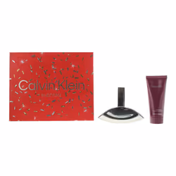 Calvin Klein Euphoria Gift Set 100ml EDP Spray + Body Lotion 100ml