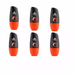 Adidas 6 x 50ml Roll On Choose Scent - 6 x 50ml Team Force