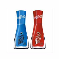 Sally Hansen Insta-Dri Sesame Street Nail Polish Collection - Elmo Loves Hue & C is for Color Duo - 0.31 fl oz.