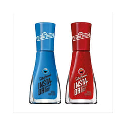 Sally Hansen Insta-Dri Sesame Street Nail Polish Collection - Elmo Loves Hue & C is for Color Duo - 0.31 fl oz.
