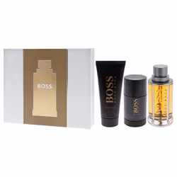 Boss The Scent by Hugo Boss for Men - 3 Pc Gift Set 3.3oz EDT Spray, 3.3oz Shower Gel, 2.4oz Deodorant Stick